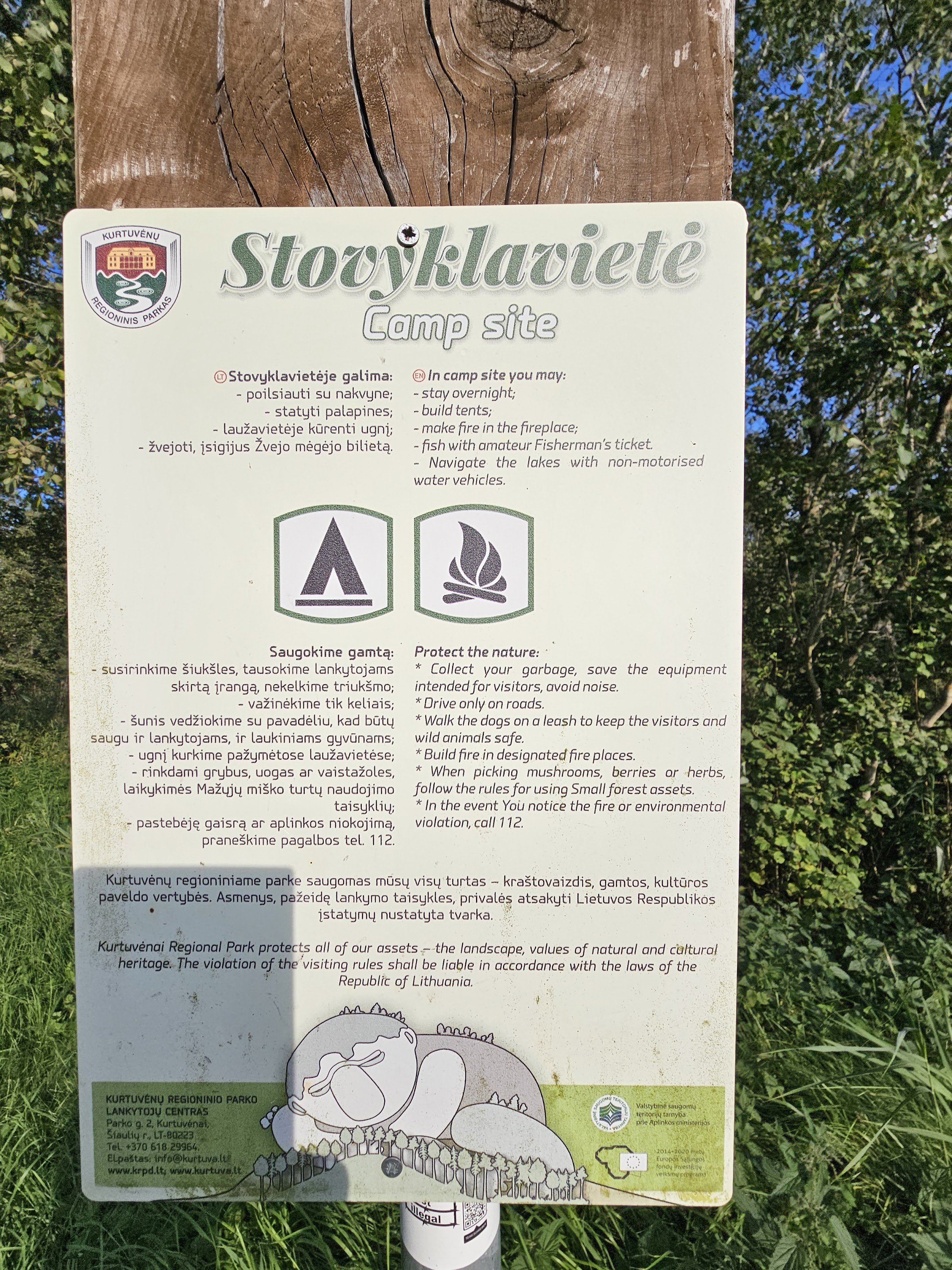 Dengtiltis Campsite (Pikužiai)